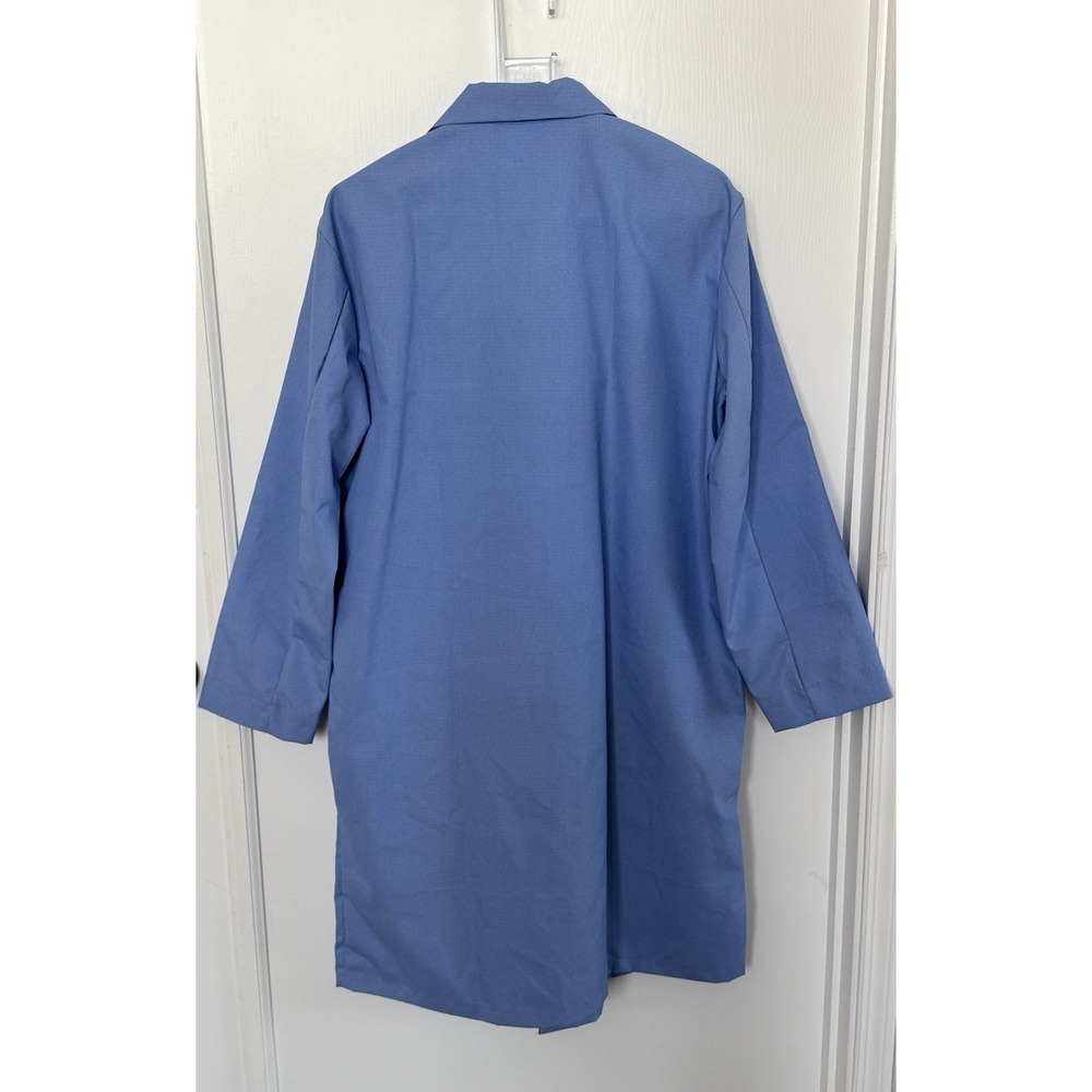 Worklon Micro-Stat ESD Lab Coat Medium NWOT Blue Anti Static Cleanroom 473 - Picture 10 of 11